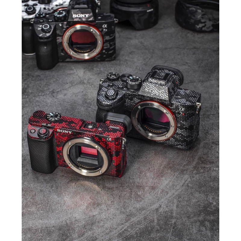 Skin 3M vân nổi  cao cấp cho máy ảnh Sony A6000, A6300, A6400, A6500, A6600… - CJNCamera