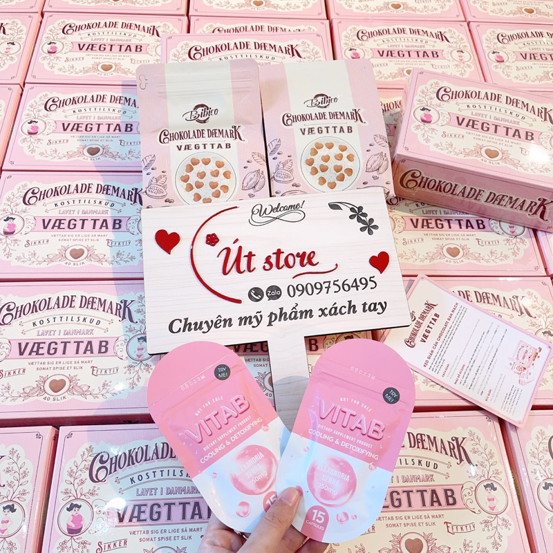 Kẹo socola giảm cân Chokolade Daemark phiên bản 2024 -Út store