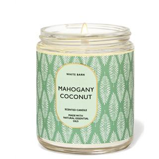 Nến thơm 1 tim Bath & Body Works Mahogany Coconut 198g
