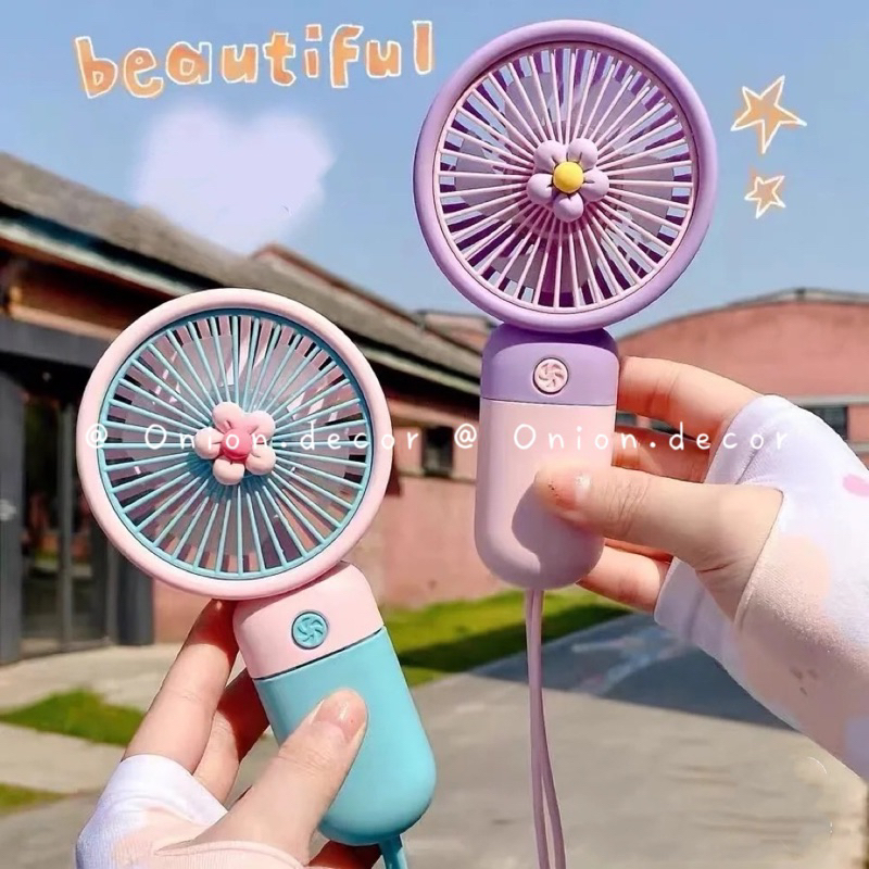 Quạt tích điện cầm tay mini fan