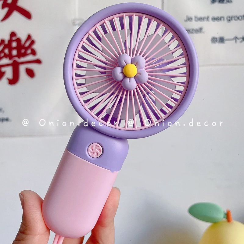 Quạt tích điện cầm tay mini fan