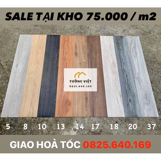 Sàn Nhựa Giả Gỗ giá Một Mét 7 tấm [ SALE KHỦNG ]