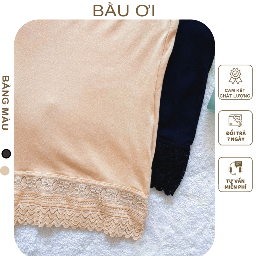 [BẦU ƠI Q07] QUẦN MẶC TRONG VÁY CHẤT COTTON MỀM MỎNG THÔNG HƠI THOÁNG MÁT, CẠP CHÉO KHÔNG HẰN DỄ CHỊ MẶC BẦU TRƯỚC VÀ SA