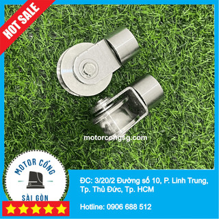 Bánh xe xoay 360 độ D50 chạy ray U- Bánh xe cổng lùa cong - Bánh xe cổng lùa vuông góc