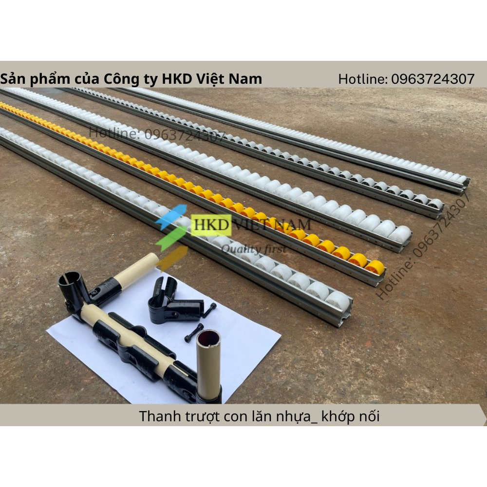 Thanh trượt con lăn U40 (cắt thành 4 thanh 1m)