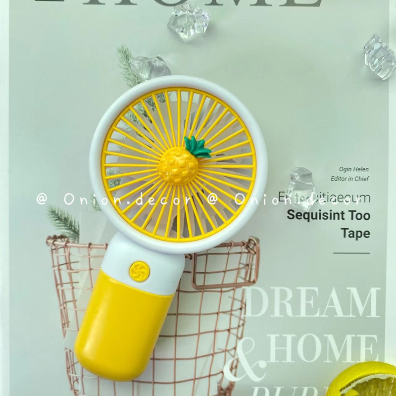 Quạt tích điện cầm tay mini fan