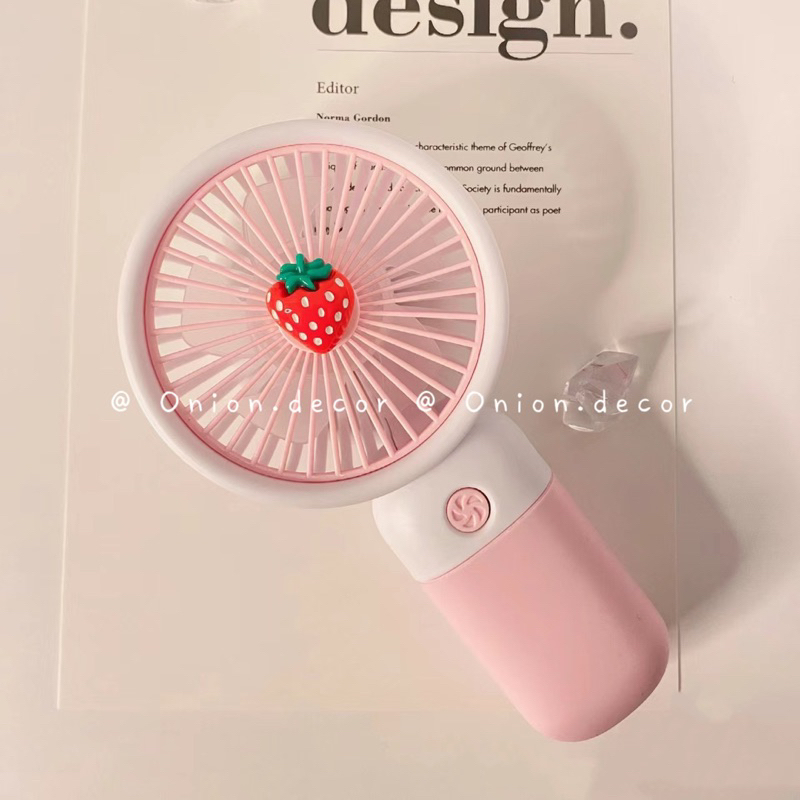 Quạt tích điện cầm tay mini fan
