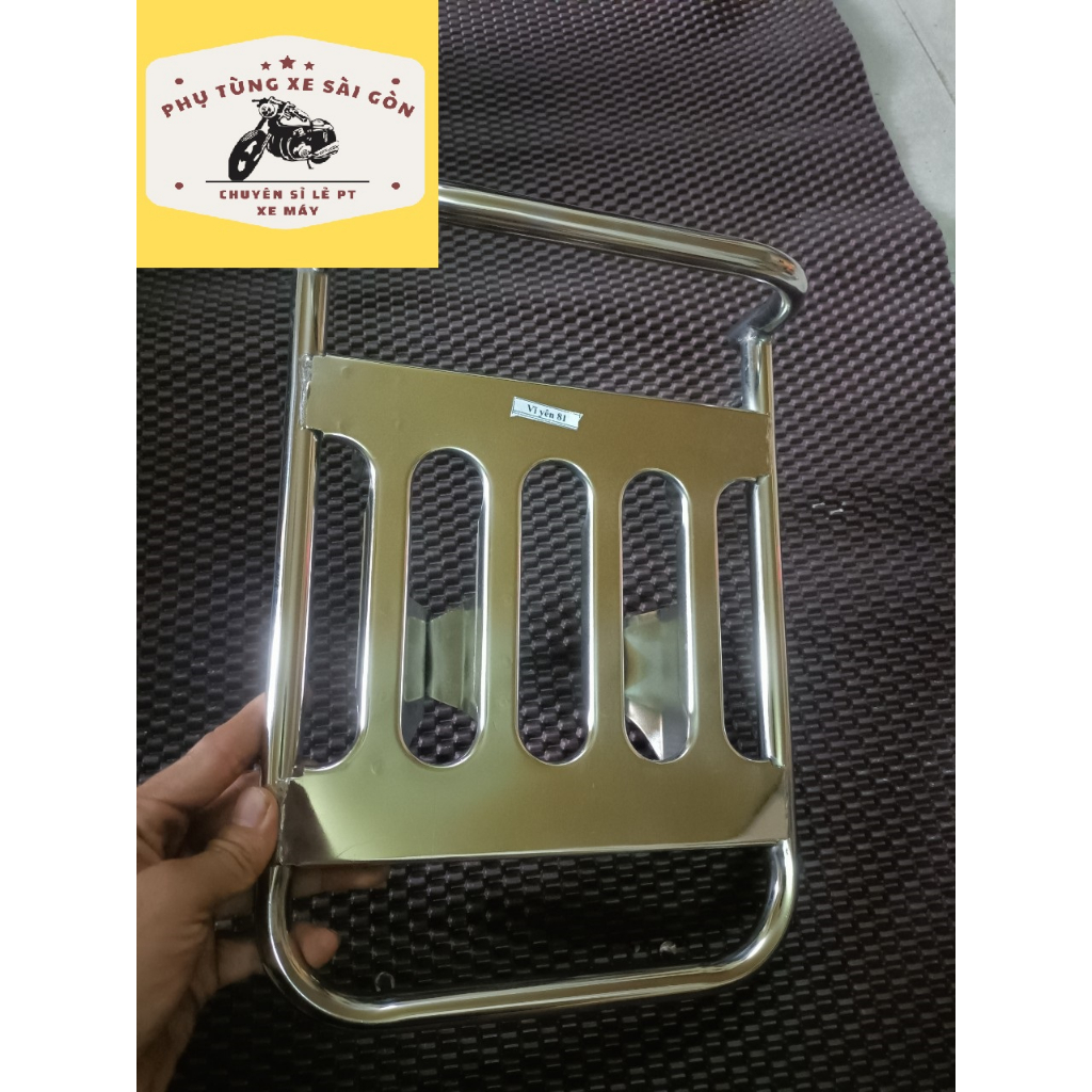 Baga sau cho xe Cub 81 inox