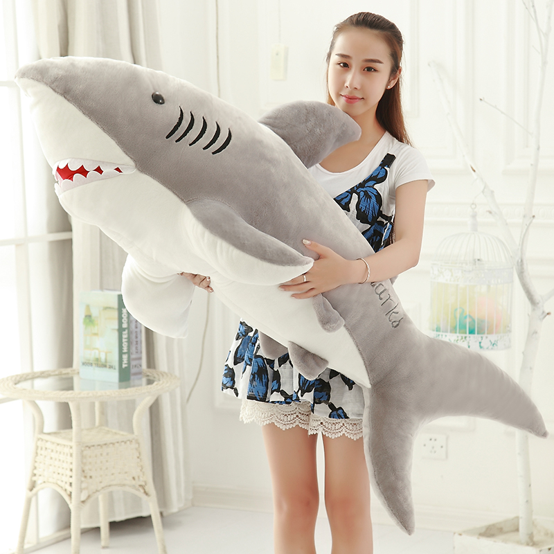 GỐI ÔM HÌNH CÁ MẬP LÔNG MỊN CAO CẤP