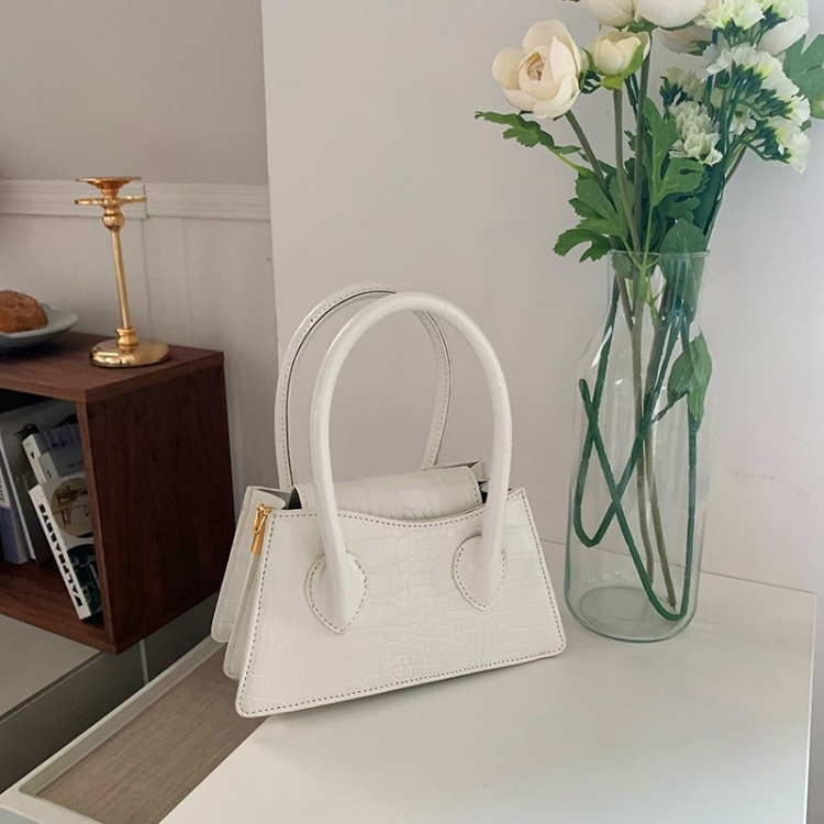 Túi xách màu hồng đeo chéo hình vuông nhỏ phong cách Hàn Quốc đơn giản