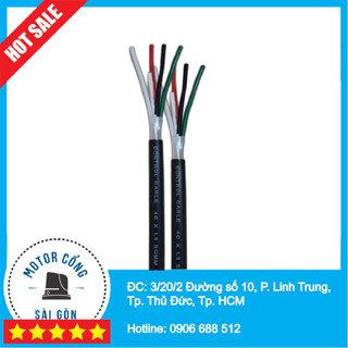 Cáp điều khiển 4x0.5mm - Cáp tín hiệu 4x0.5mm - Dây tín hiệu nút nhấn cửa cuốn