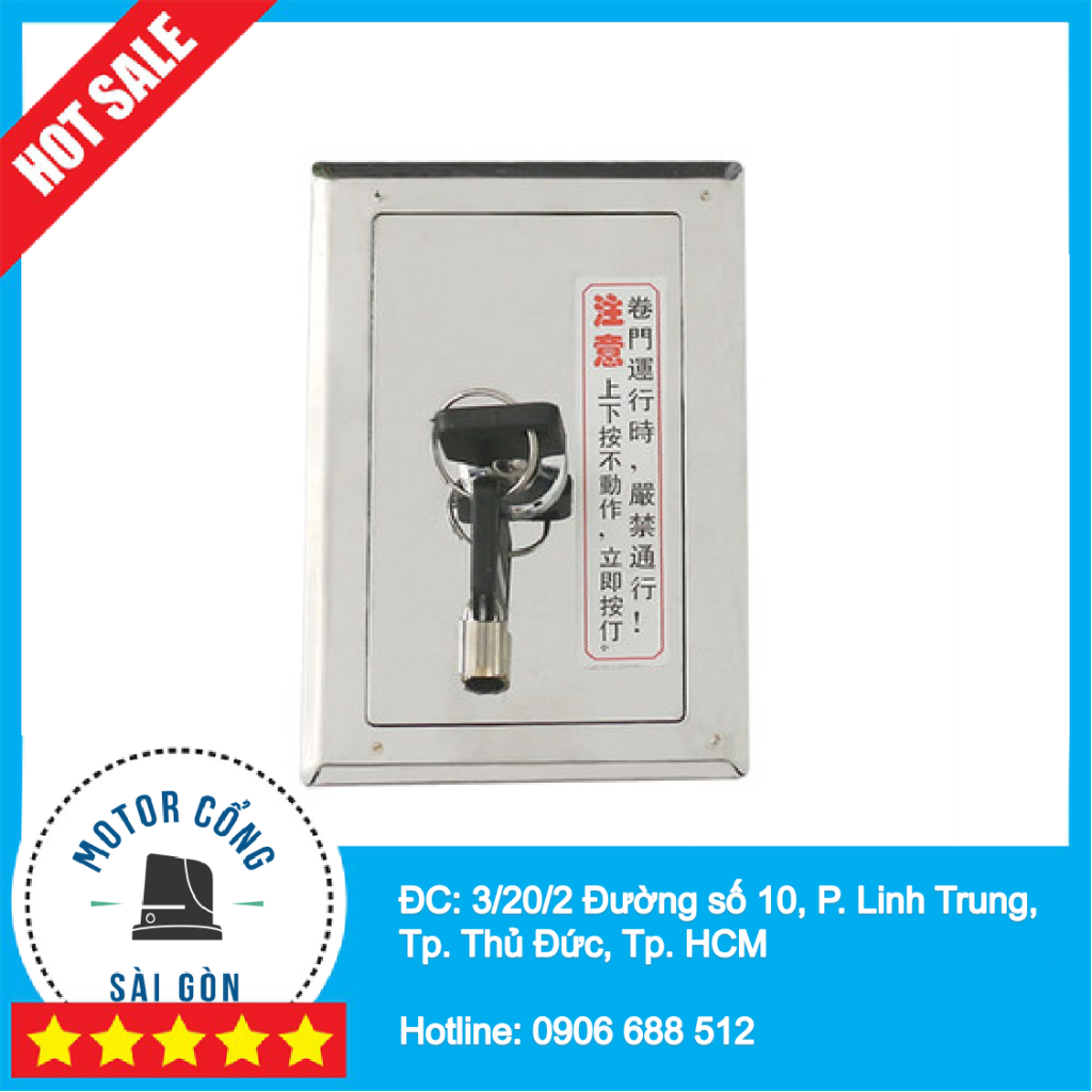 Hộp đựng nút nhấn cửa cuốn - Hộp chứa nút nhấn cửa cuốn