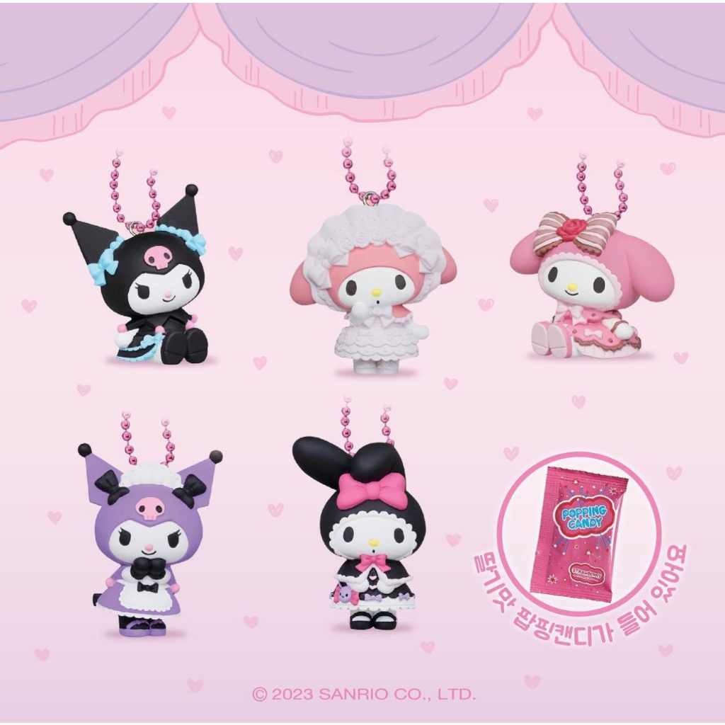 Blindbox KUROMI MY MELODY figure keyring Sanrio