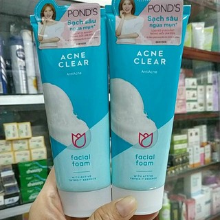 SỮA RỬA MẶT POND'S ACNE CLEAR 100ML , SẠCH SÂU & NGĂN NGỪA MỤN!