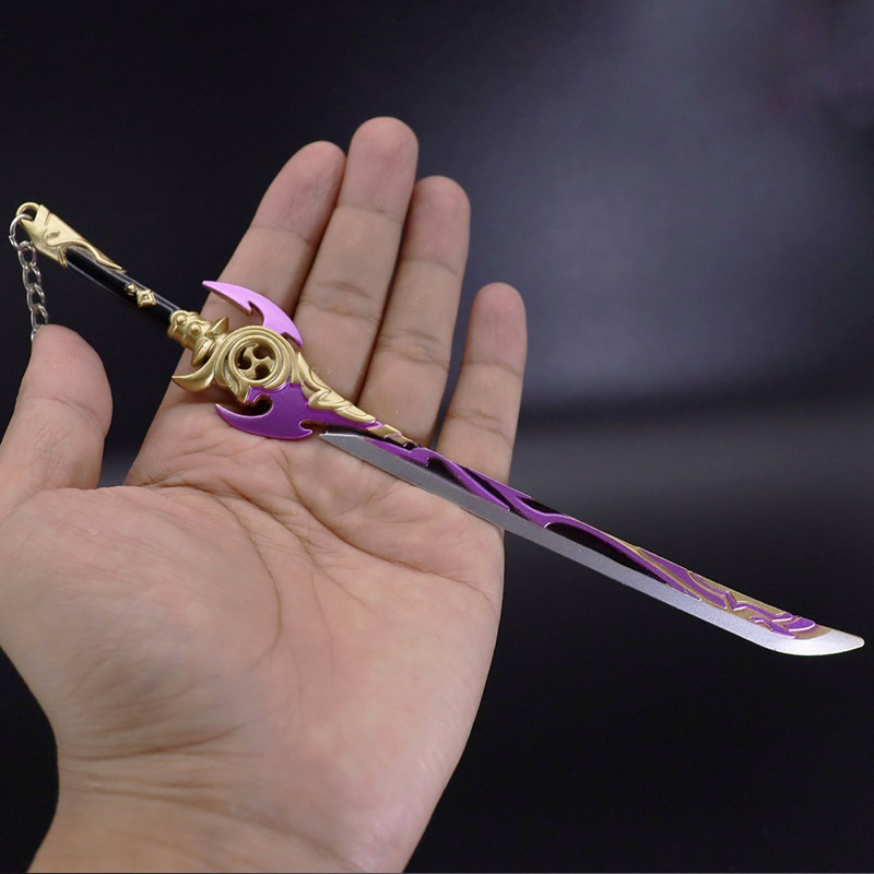 Mô hình Ánh Sáng Đêm Sương Mù dài 22cm bằng Kim Loại Cao Cấp Siêu Đẹp mô hình Genshin Impact trưng bày trang trí