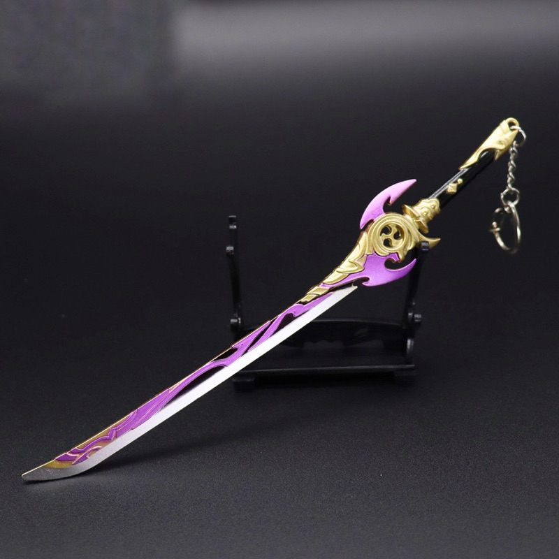 Mô hình Ánh Sáng Đêm Sương Mù dài 22cm bằng Kim Loại Cao Cấp Siêu Đẹp mô hình Genshin Impact trưng bày trang trí