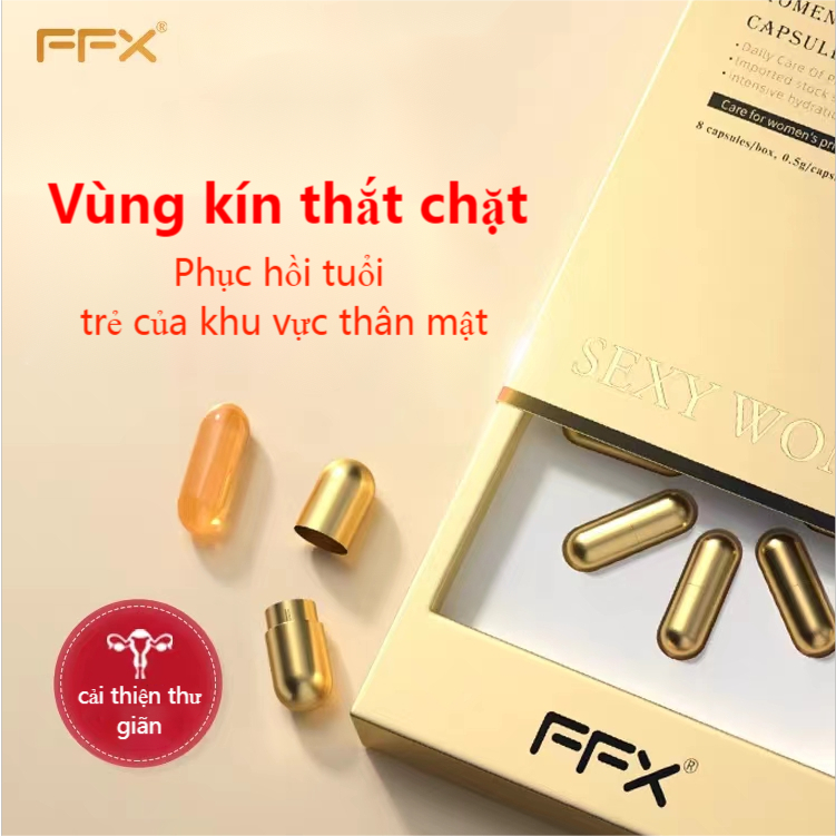 viên đặt âm đạo/Tăng độ đàn hồi/se khít vùng kín/Cải thiện thư giãn/viên đặt se khít vùng kín
