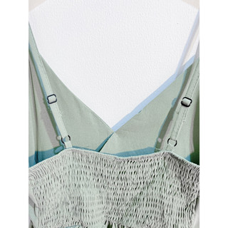 Đầm midi 2 dây cổ đắp chéo
