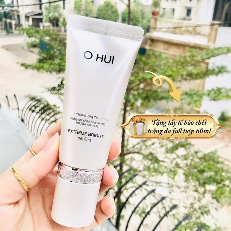 1 tuýp 60ml tẩy tế bào chết Ohui, tẩy da chết Ohui trắng da mờ nám sạch mịn tức thì