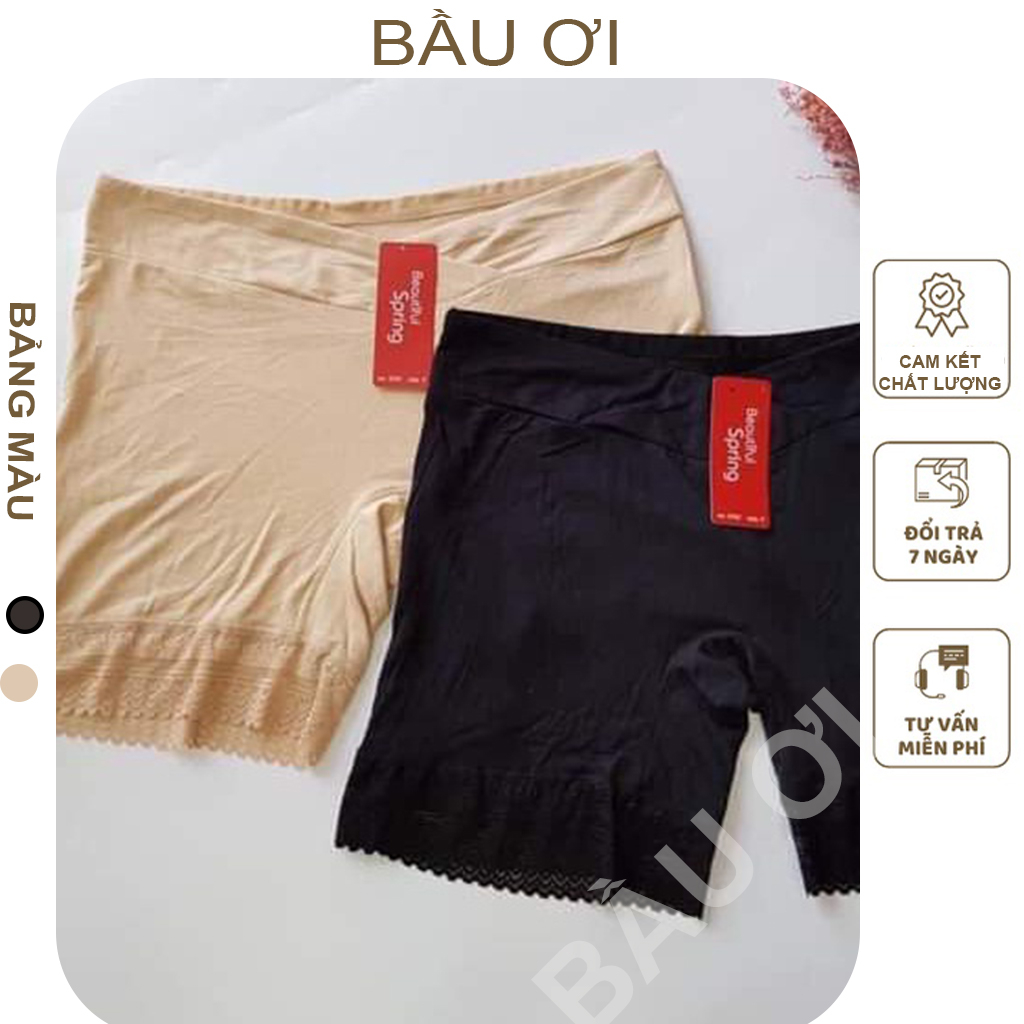 [BẦU ƠI Q07] QUẦN MẶC TRONG VÁY CHẤT COTTON MỀM MỎNG THÔNG HƠI THOÁNG MÁT, CẠP CHÉO KHÔNG HẰN DỄ CHỊ MẶC BẦU TRƯỚC VÀ SA