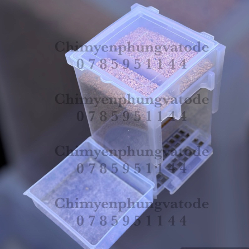 Hộp cho ăn chống bới cho Vẹt, Yến Hót, Yến Phụng, Bồ Câu...