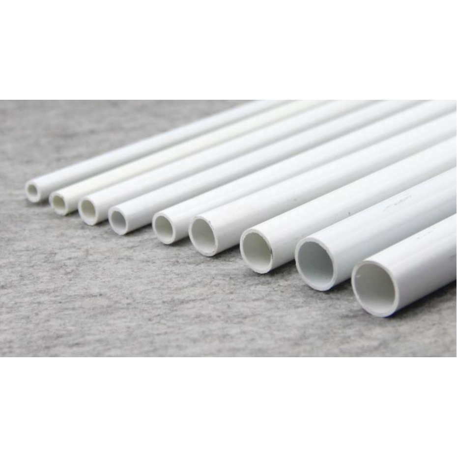 1 MÉT ỐNG NHỰA PVC MÀU TRẮNG PHI 6mm 8mm 10mm 12mm 14mm 16mm 20mm