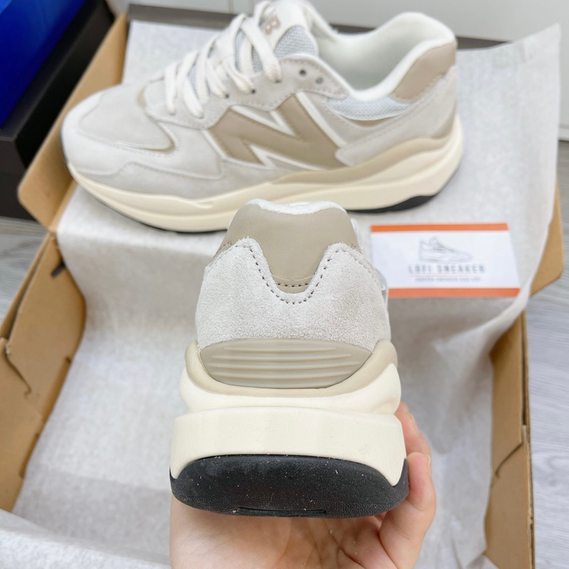 Giày Sneaker N.B Beig Kem nam Nữ full box tag giấy gói hàng loại 1