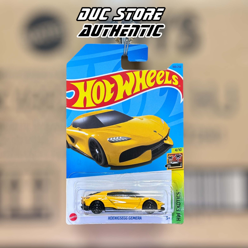 Ducstore.vn Xe mô hình HKH95 Hot Wheels Koenigsegg Gemera - Egg Yolk