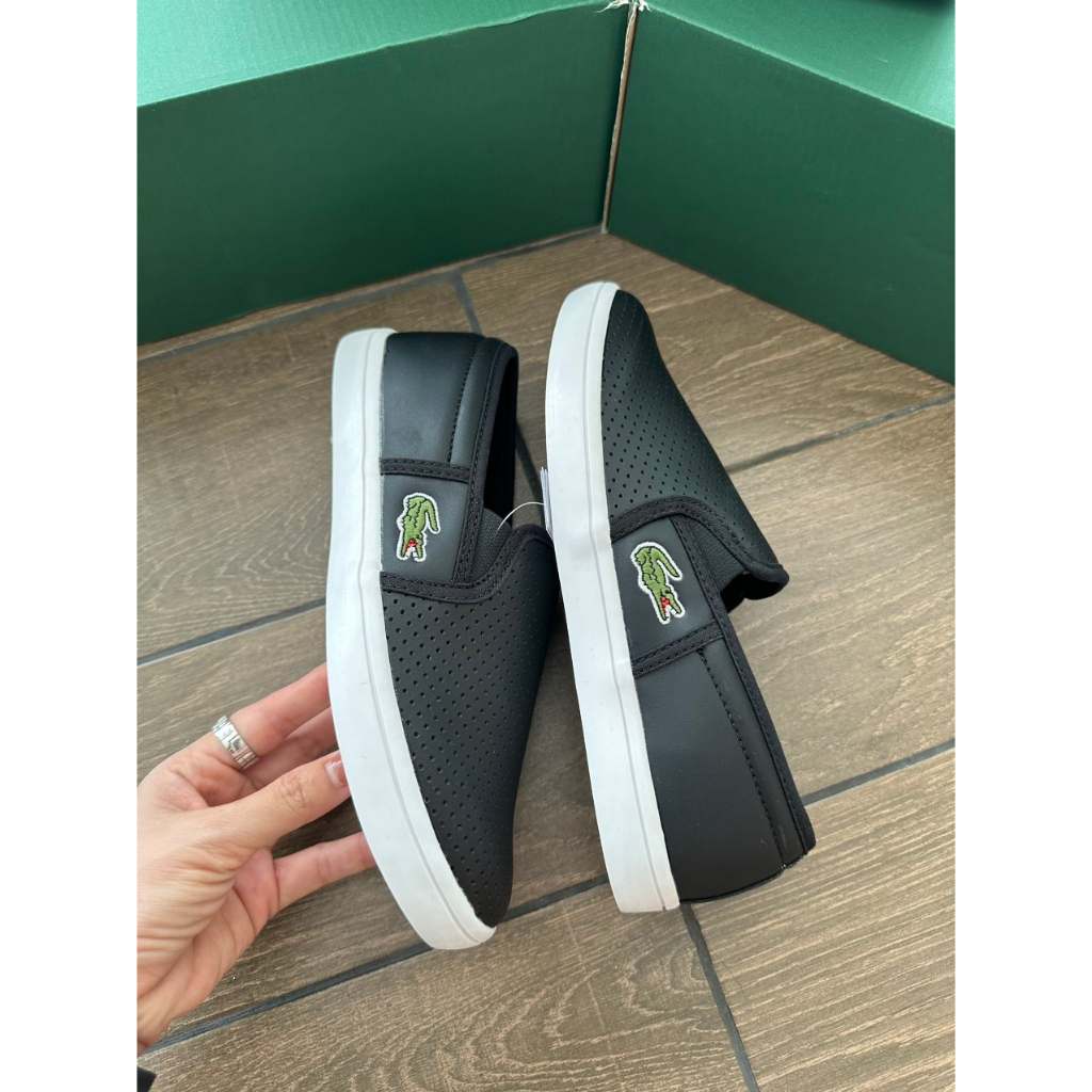 Giày lười slip on chính hãng Lacos.te fullbox / Size 36-43