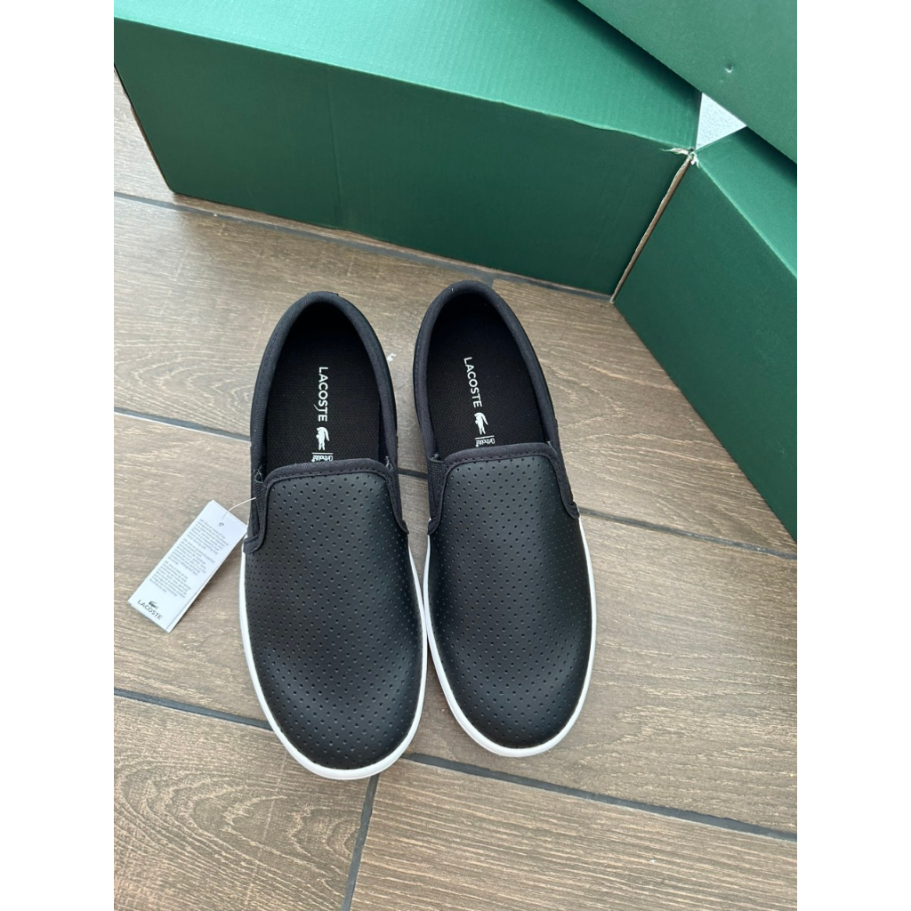 Giày lười slip on chính hãng Lacos.te fullbox / Size 36-43