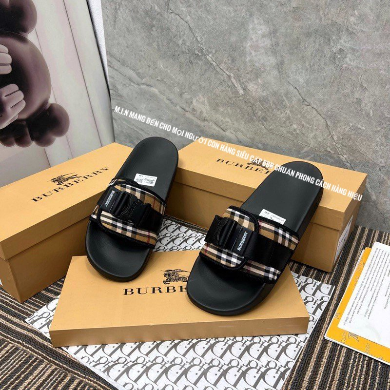 Dép Quai Ngang BBR Nam Bấm Khóa Cao Cấp hottrend thương hiệu 2023