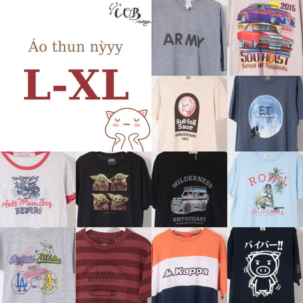 Áo thun hiệu- secondhand  -  - casual, vintage, công sở