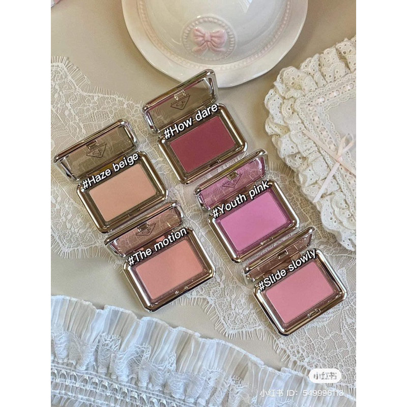 [ Màu mới 2023 ] Phấn má hồng 3 CE New Take Face Blusher