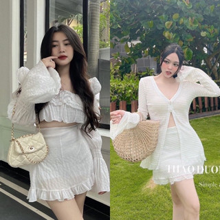 Set trắng xô bèo nhún