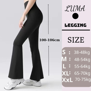 Quần legging ống loe cực dày dặn gen bụng nâng mông luma , legging bigsize chất umi 011