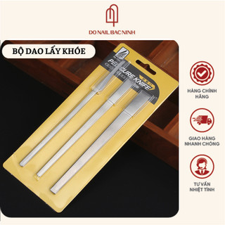 Bộ lấy khóe, cạo gót chân inox chuyên dụng cho dân làm móng