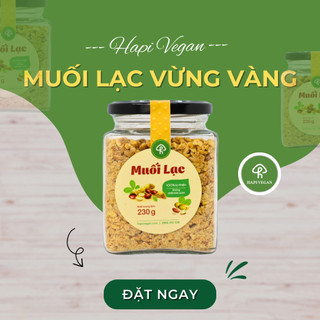 Muối Lạc Vừng Vàng 𝐇 𝐇𝐀𝐏𝐈 𝐕𝐄𝐆𝐀𝐍 Kết Hợp Muối Hầm Truyền Thống Lọ 230g