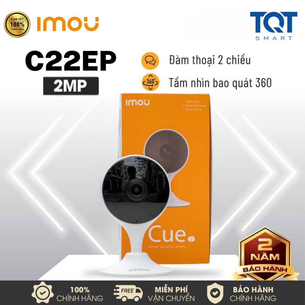 Camera IP/Wifi Imou C22EP - Phát Hiện Con Người , Tầm Nhìn Ban Đêm , Báo Động Âm Thanh Bất Thường - TQT SMART