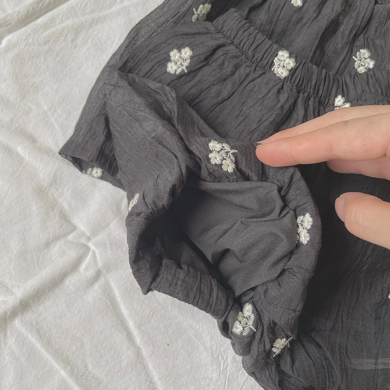 Set bộ 2s tơ thêu hoa xinh xắn Tiệm Su Kids