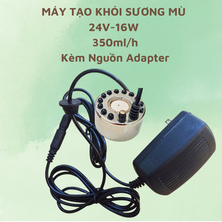 Máy tạo khói sương mù + 12 LED đổi mầu