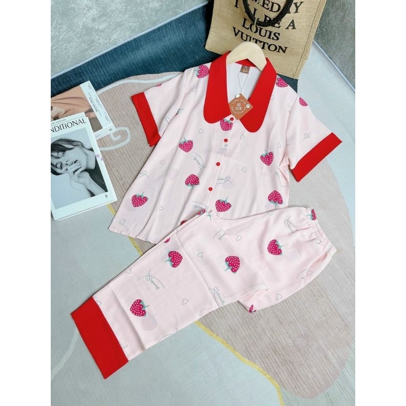 pizama lụa mago 2CE