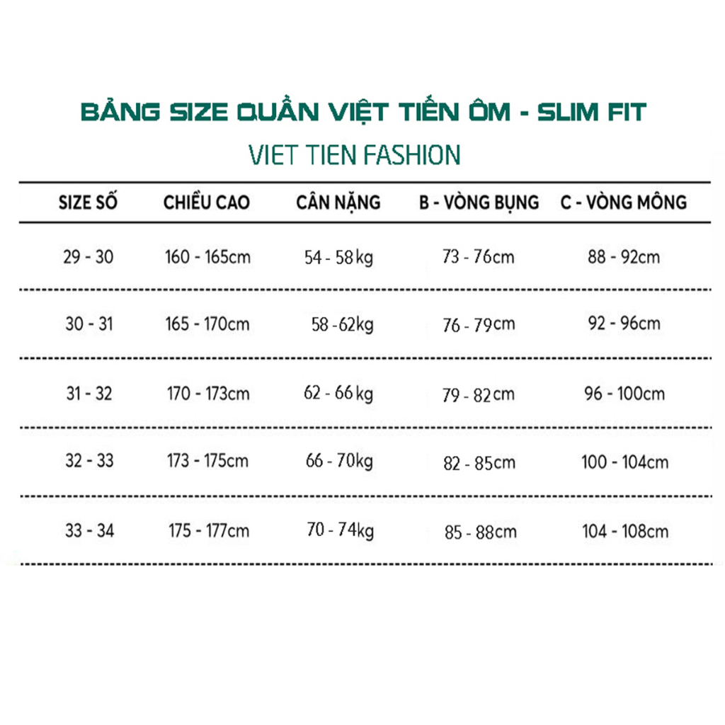 Viettien - Quần tây nam màu đen dáng trẻ ôm slimfit quần âu cao cấp Việt Tiến