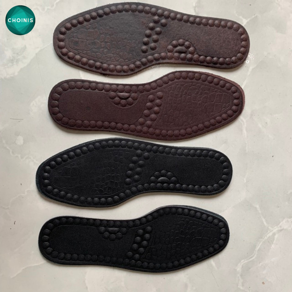 Lót giày doanh nhân làm từ da bò 100% vân masa chân thoải mái choinis free size