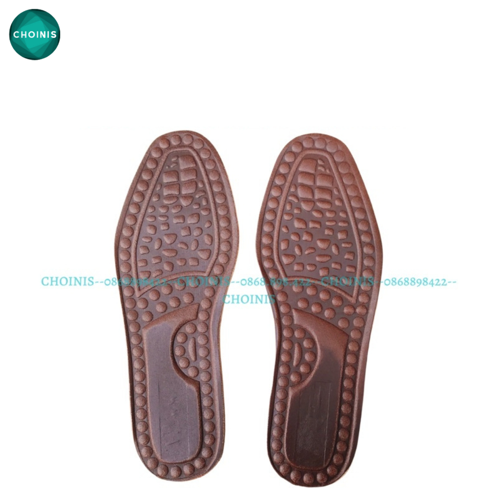 Lót giày doanh nhân làm từ da bò 100% vân masa chân thoải mái choinis free size