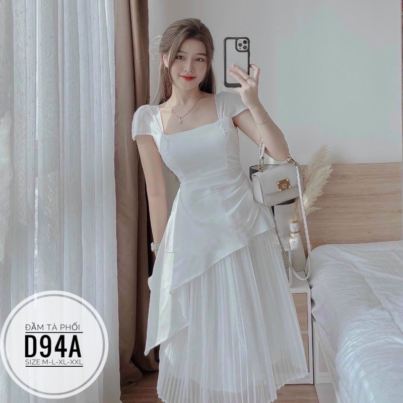 đầm phối tà bigsize 55kg-90kg😘😘