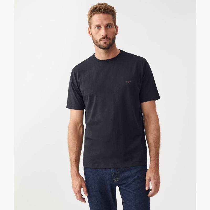 Full Tag Áo Thun Cổ Tròn Tay Ngắn In Hình 100% Cotton R.M WILLIAMS Hàng Xuất Xịn Cao Cấp Chất Mịn Siêu Đẹp Nặng Tay Đen