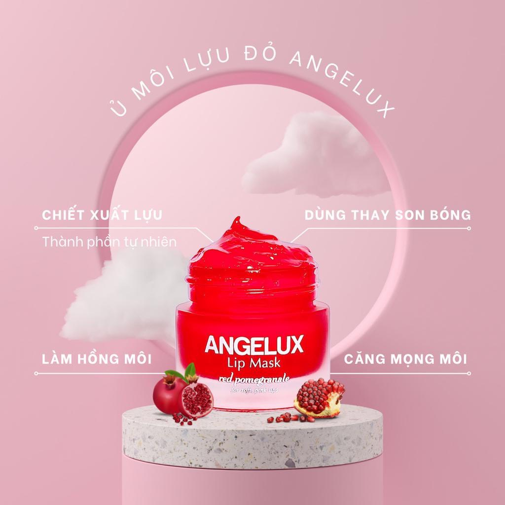 Mặt nạ ủ môi lựu ANGELUX Lip Day Night Mask