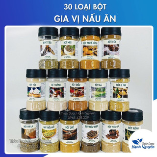 Bột gia vị nấu ăn các loại, gia vị tẩm ướp