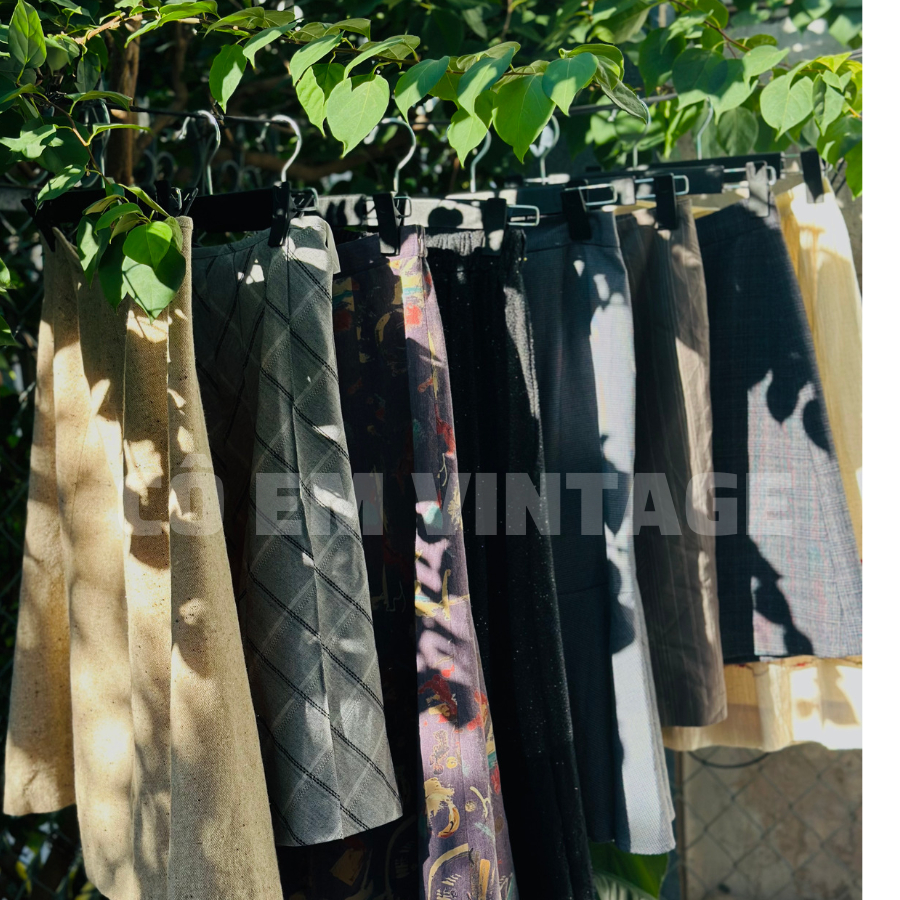 CHÂN VÁY DÀI NHẬT HÀN - PONG CÁCH VINTAGE - 2HAND - CÔ EM VINTAGE