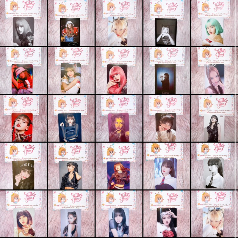 COMBO ẢNH CARD LISA BLACKPINK 🐣 - Part. 2